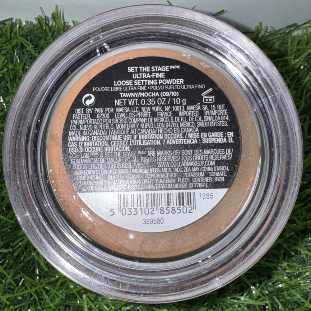Col-lab Set The Stage Tawny/Mocha 9 / 10 Ultra Fine Loose Setting Powder .35oz
